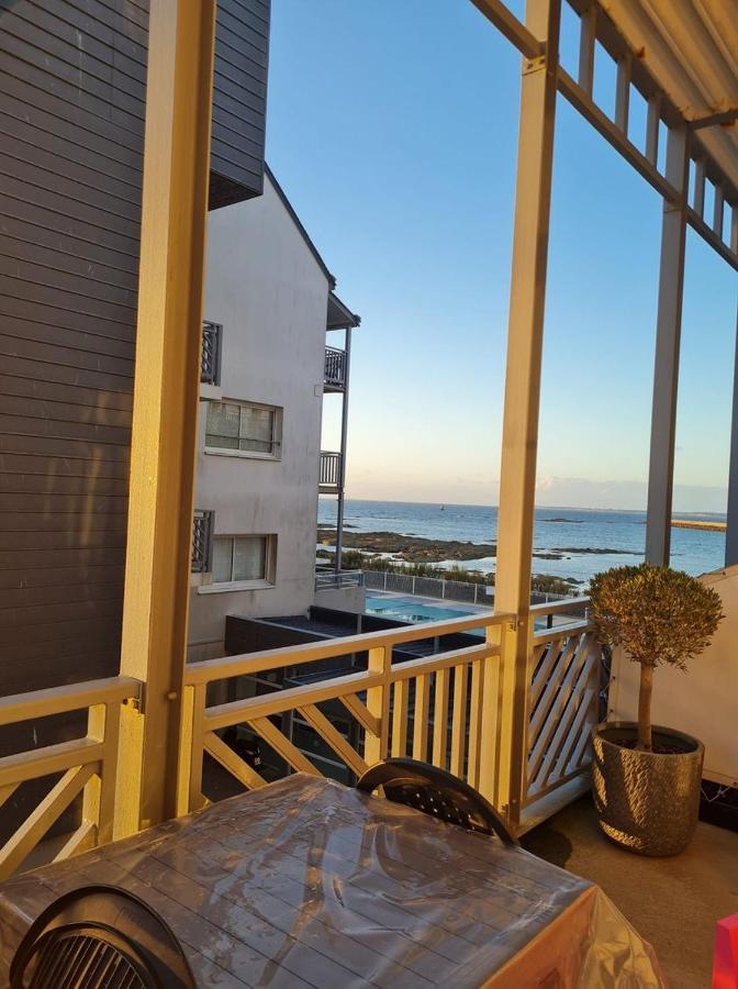 Appartement Vue Laterale Mer Le Croisic Exteriör bild
